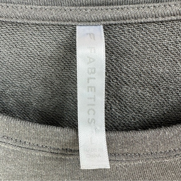 Fabletics CUTE AF Gray Crewneck Sweatshirt, Large - Picture 6 of 9
